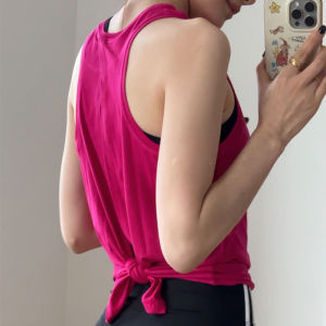 Pilates Yoga Training Clothes Quick Dry Breathable Womens Outdoor Wearable Summer Sportswear Casual Style Pure Cotton T-Shirt