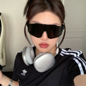 Outdoor Sports Cycling Windproof Sunshade Polarized Sun Glasses Men and Women Fashion Colorful Sunglasses Locomotive Large Frame Slim Look