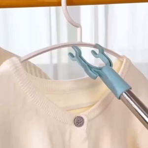 BIN LU Telescopic 155cm Stainless Steel Clothes Fork Pole: Laundry Stick Sungkit ng Sinampay Stainless Pangsungkit ng Sampay Panukit sa Damit Panungkit ng Damit Hanger for Clothes Hanger Pole Fork