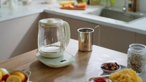 小熊养生壶家用多功能办公室小型花茶壶全自动玻璃煮茶器煮烧水壶