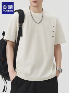 ROMON | Causal Loose Short Sleeve T-shirt