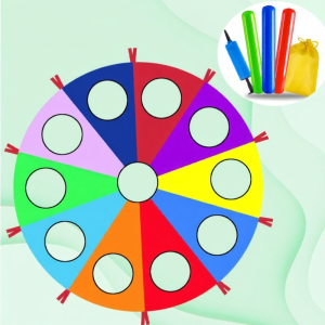 LIANFEIQING | Rainbow Umbrella Mole Bumping Game Kindergarten Sports Equipment