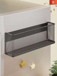 evesigar | Magnetic No-Drilling Storage Shelf for Kitchen Condiments and Tissues
