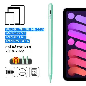 Bút Cảm Ứng LED Dành Cho iPad Pro 11/12.9 M4/M3/M2 Thế Hệ 10/9 Mini 7/6 Tương Thích Với Bút A16 Air Pen 11 5 4 Bút iPad Với Sạc Nhanh Chống Chạm Lòng Bàn Tay & Hút Từ Tính