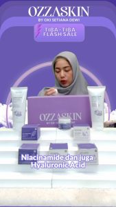 COMBO FLEK TREATMENT Ozzaskin Cream Siang Malam Skincarer Oki Setiana Dewi