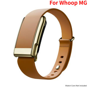 Leather Slim Waistband for WHOOP 5.0 /5.0MG Fitness Soft Breathable Replacement Strap Adjustable Protector Sports Wristband