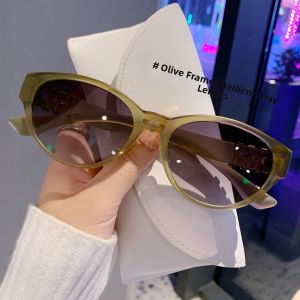 RUIYABO | Vintage Cat Eye Women Black Oval Frame UV Protection Polarized Sunglasses
