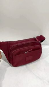 กระเป๋าคาดเอวสปอร์ตสีพื้น ดีไซน์เรียบหรู 7864#