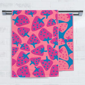 Pure Cotton No Lint Print Towel
