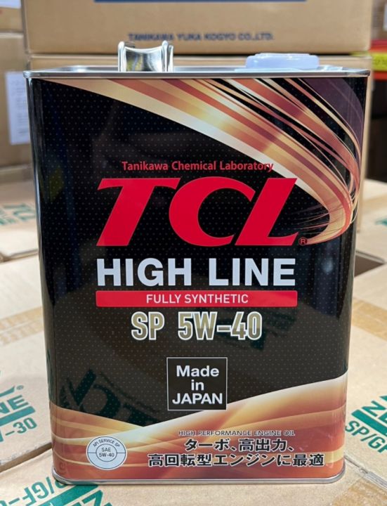 น้ำมันเครื่อง TCL-SP 5W-40 สูตรสังเคราะห์แท้ 100%( เบนซิน ) | Lazada.co.th