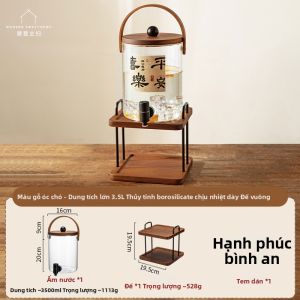MODERN SWEETHOME | Bình thủy tinh chịu nhiệt cho nước lạnh pha chế