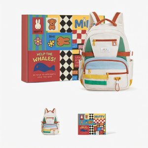 Miffy | Color Block Travel School Backpack Large Capacity Female
