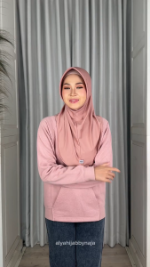 ALYACHIC - Falea Bergo Allsize Pad Jersey Polos - untuk sekolah dan olahraga