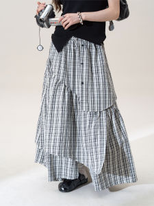SHANGWEILUO | Chân Váy Dài Mid-Waist Đa Mảnh Kiểu Bohemian Cổ Điển