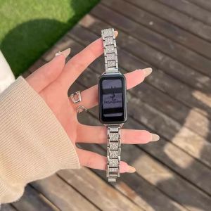 psnld | Huawei Band Compatible Metal Watch Strap Womens Sport Elegant