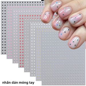8 Cái/Bộ Miếng Dán Móng Tay Hình Sao 3D Phong Cách Y2K Nhiều Màu Tự Dính Hình Sao Ngôi Sao Năm Cánh 8*10cm Dụng Cụ Trang Trí Móng Tay Tự Làm