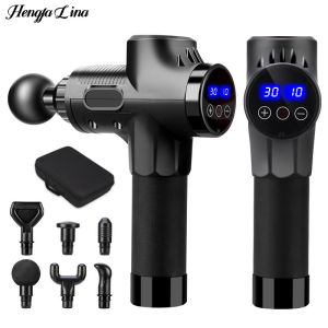 High Frequency MassageGun Muscle Relax Body Relaxation Electric Massager with Portable Bag TherapyGun for fitness