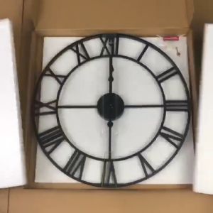 European style wall watch simple living room clock iron silent fashion wall clock creative decorative clock