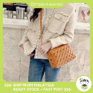 DROPASSIST 2120 READY STOCK Women 3-layer Bucket Sling Strap Crossbody Shoulder Handbag Wanita Beg Tangan Bahu Perempuan Murah