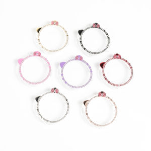 Diamond Cover for Samsung Galaxy watch 8 44mm 40mm accessories KT Cat Bling PC bumper Frame Protectior Band Galaxy watch8 Case