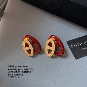 CAFFTI | Elegant Luxe Pig Nose Necklace Earring Bracelet Set