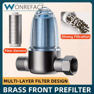 Bathroom Water Heater Sediment Filter Element Detachable Stainless Steel Filter Washable Bathroom Brass Front Filter