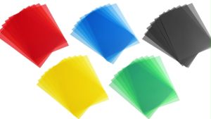 PaperCornerPh - Binding Cover - 100sheets Colored Transparent A4 size