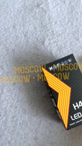 Lampu Led H4 Laser Senja Biru Motor jauh dekat MOTOR MOBIL SOKET H4 3 KAKI12-80 VOLT ORIGINAL MOSCOW