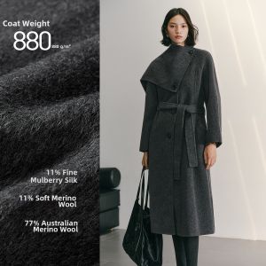 PEACEBIRD | Premium Warmth Design Wool Coat