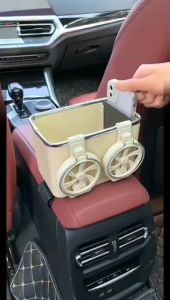 ใหม่ Multi-Function กล่องเก็บของที่เท้าแขนภายในรถจัดเก็บอุปกรณ์เสริมสำหรับโทรศัพท์กระดาษทิชชูถ้วยผู้ถือเครื่องดื่ม