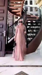 Mahira Gamis Pesta Mewah Brokat Payet Premium Gamis Brolat Elegan Gamis Pesta