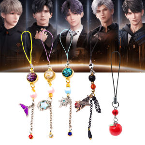 Love and Deepspace Phone Charm Kawaii Accessories Romantic Snowflake Mermaid Star Bag Pendant Keychain Valentines Day Gifts