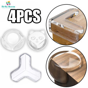 ซิลิโคนความปลอดภัยกันการชนกันของเด็กทารก4ชิ้นเคสกันกระแทกตัวป้องกันมุมโต๊ะมุมตู้เฟอร์นิเจอร์อุปกรณ์เพื่อความปลอดภัย