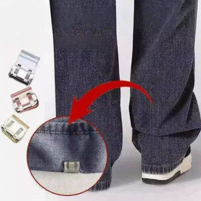 Invisible Hem Adjuster Pants Leg Shortening Clamp