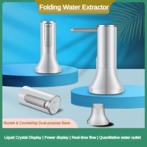 other | Electric Water Gallon Bottle Pump Automatic Water Dispenser Pump 19 Liters Foldable Desktop Water Bottle Pump USB Rechargeable
