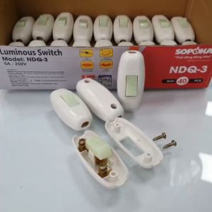 Công tắc treo Sopoka NDQ công tắc nhót chịu tải cao 16A công tắc bóp dạ quang chịu nhiệt chống vỡ bảo hành 2 năm 1 đổi 1