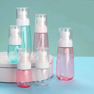 30ml/60ml Transparent Spray Bottle Travel Portable Alcohol Dispenser Bottle
