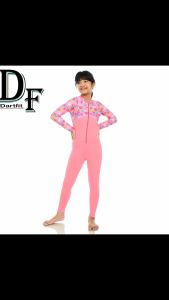 baju renang Dartfit anak perempuan diving Selam panjang anak SD tanggung motif