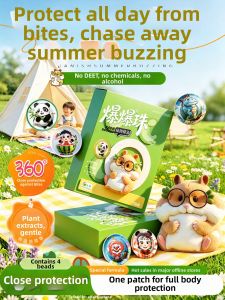 MENGKEJIAO | Anti-Mosquito Plant Essential Oil Stickers Portable Powerful