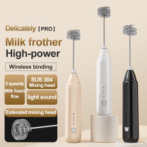 Electric coffee frothing machine household handheld mixer stainless steel handheld milk frothing machine.