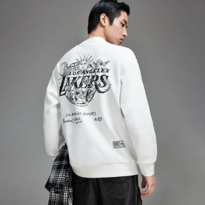 Jack Jones | Autumn Lakers Patch Round Neck Mens Hoodie
