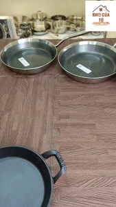 Chảo gang Oceno phủ men gốm đạt chuẩn chất lượng châu Âu bền bỉ an toàn tuyệt đối cho sức khoẻ chống dính tự nhiên