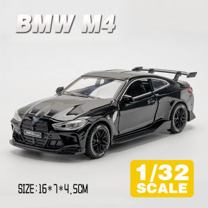 LEO 1:32 BMW M4 Metal Diecast Alloy Toy Car Model Trucks For Kids Toys Vehicles Hobbies Collectio
