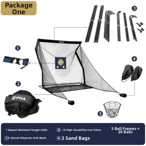 PGA | Swing and Chip Training Golf Practice Net