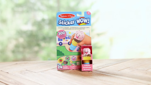 Melissa & Doug Sticker WOW! Frosty the Ice Cream Activity Pad & Sticker Stamper- Age 3+ Arts Crafts