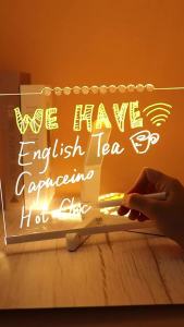 Cross-Border Wholesale Acrylic Night Light Facade Light Plate Cafe Restaurant Signboard Menu DIY Handwritten Message Board