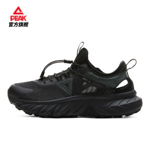 Peak Tatexi Summer Outdoor Mens Slip-On Trekking Shoes Anti-Slip Wear-Resistant Breathable Shock-Absorption Grasping Ground Sports Shoes