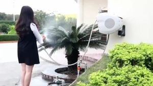 Bộ rulo phun tưới tự động thu cuốn dây 20m Lionking đặc biệt tặng kèm 01 vòi xịt 8 tia chỉnh nhiều chế độ