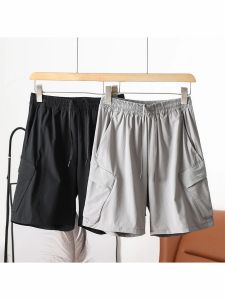 Quần Short Thể Thao Ngoài Trời Mỏng Nhanh Khô Co Giãn Thoáng Khí Rộng Rãi Thẳng Quần Short Thường Ngày Mùa Hè Cho Nam