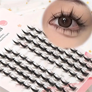 Doll & Cat Eye Style Cluster Eyelash Extensions Reusable Beginner-Friendly Large Capacity Natural Look